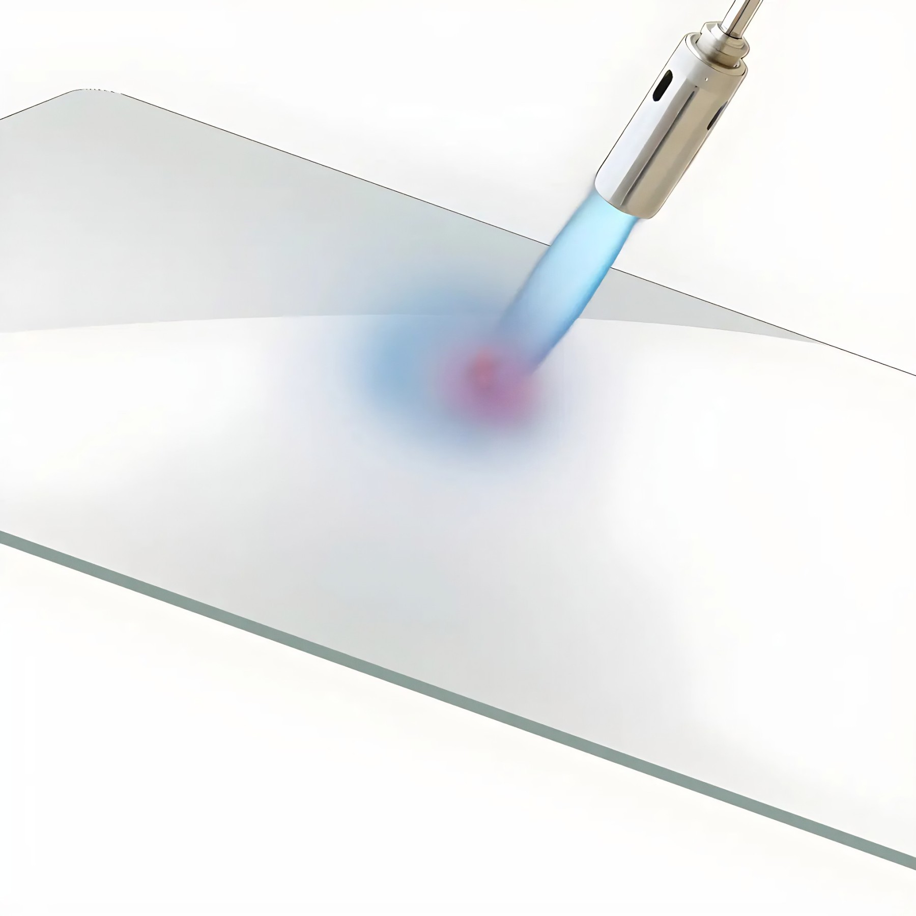 Round Glass Scratch-Resistant Dining Table