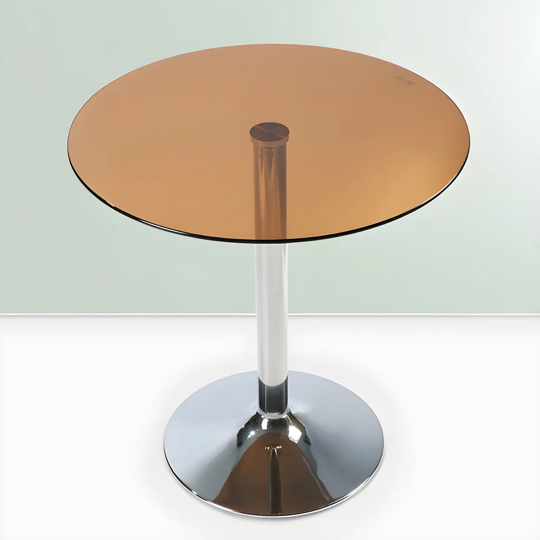 Round Glass Scratch-Resistant Dining Table