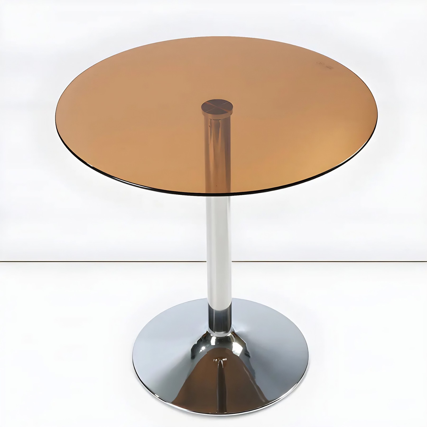 Round Glass Scratch-Resistant Dining Table