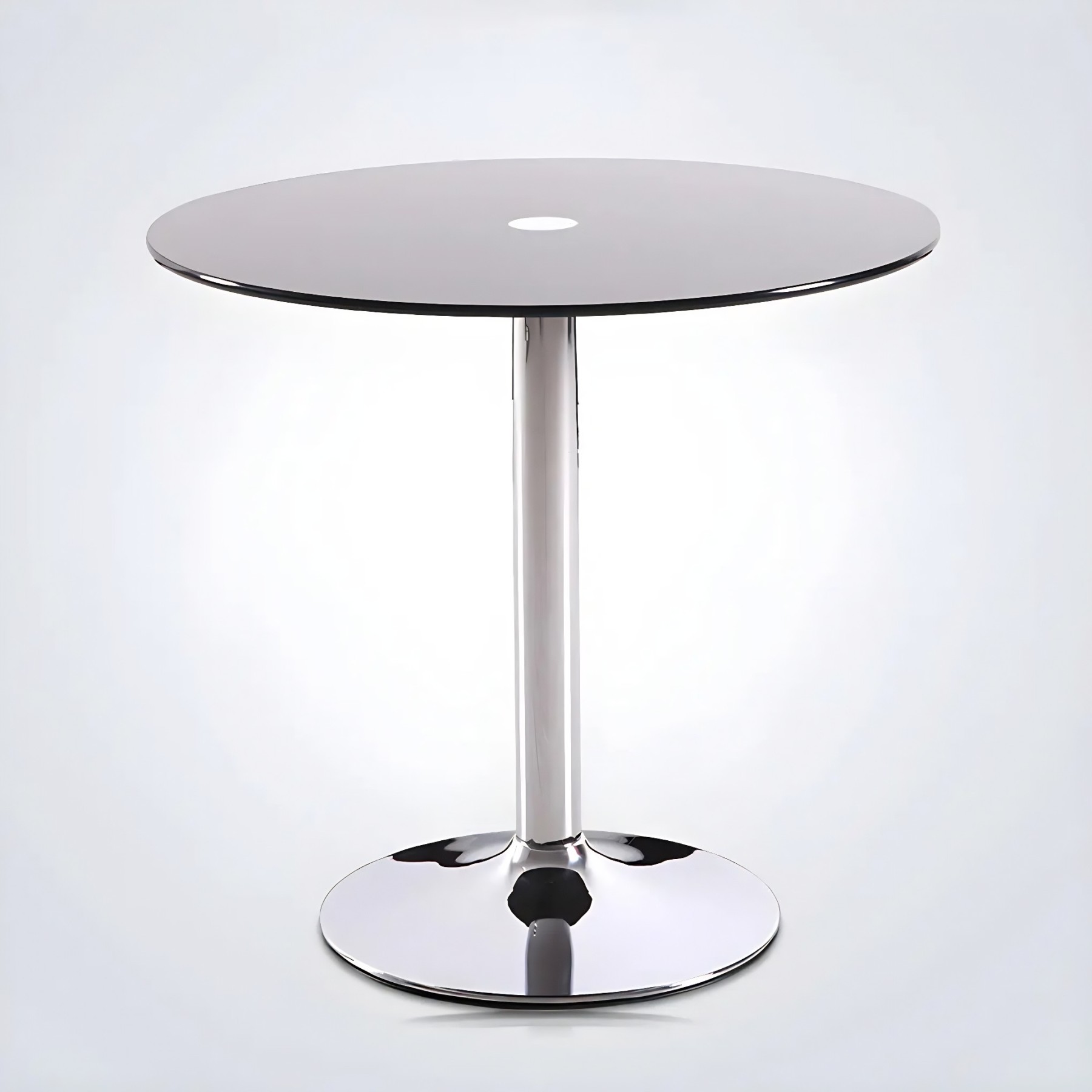 Round Glass Scratch-Resistant Dining Table