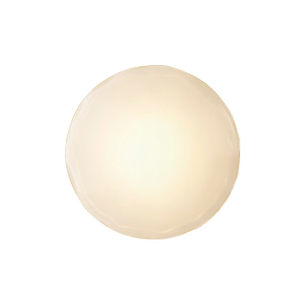Round Glass Shell Design Wall Sconce Modern Bedside & Study Wall Lamp-Lighom