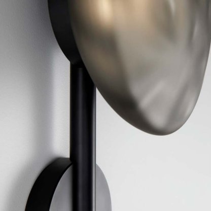Round Glass Shell Design Wall Sconce Modern Bedside & Study Wall Lamp-Lighom