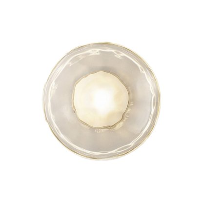 Round Glass Shell Design Wall Sconce Modern Bedside & Study Wall Lamp-Lighom