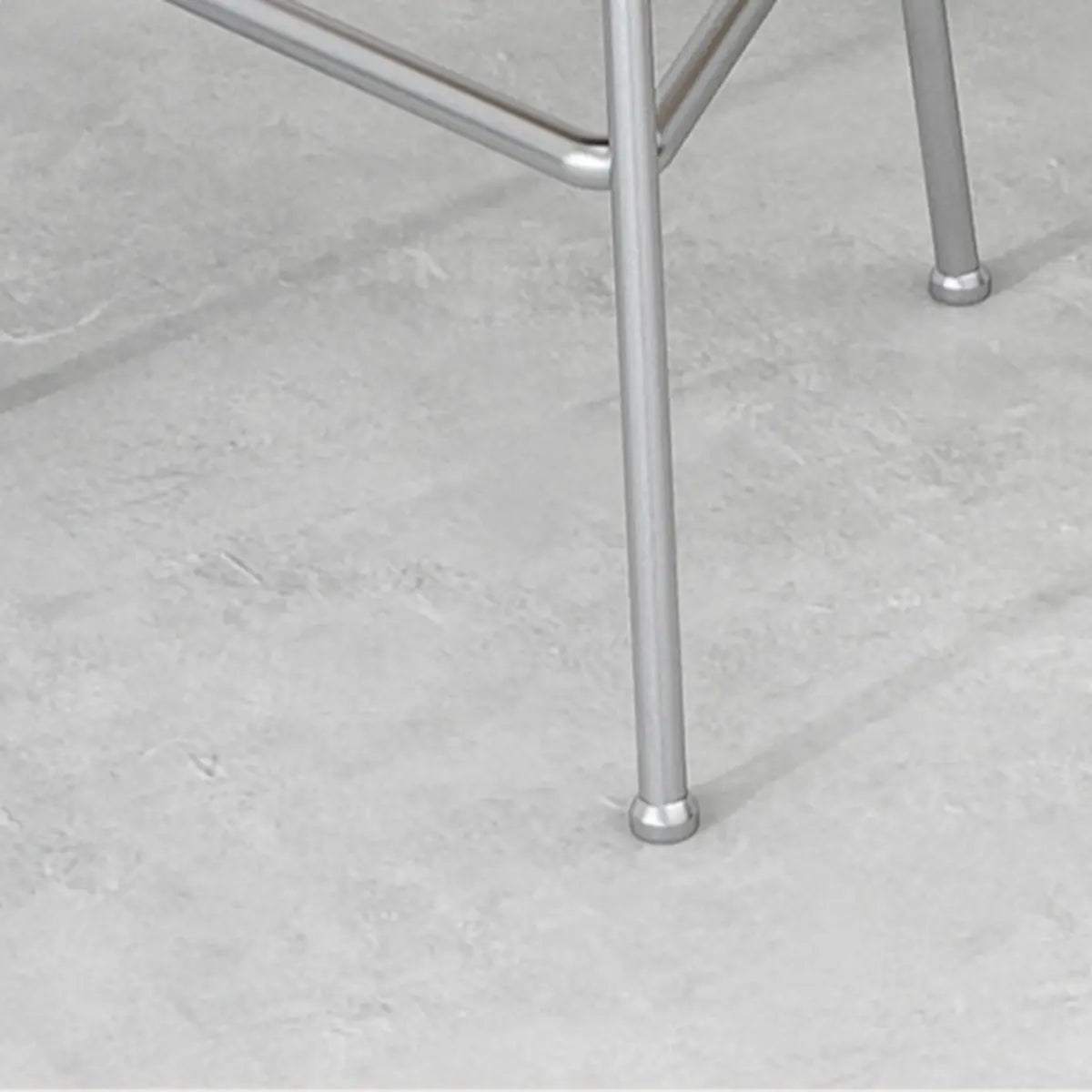 Round Tripod Metal Backless Black Bar Stool
