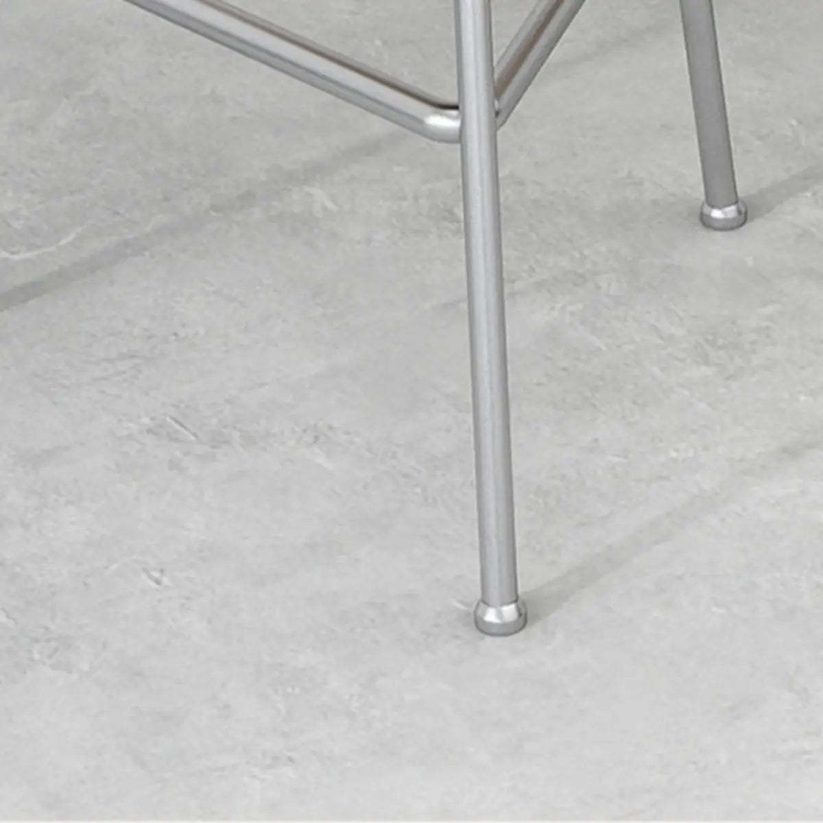 Round Tripod Metal Backless Black Bar Stool
