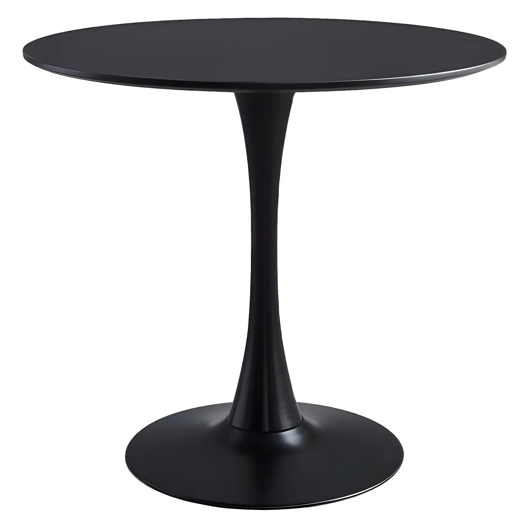 Round Wood Scratch-Resistant Dining Table