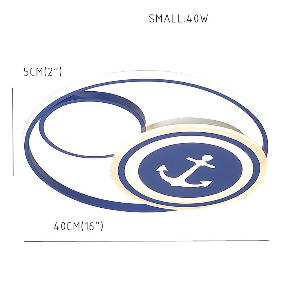 Novelty Circular Dimmable Modern Flush Mount