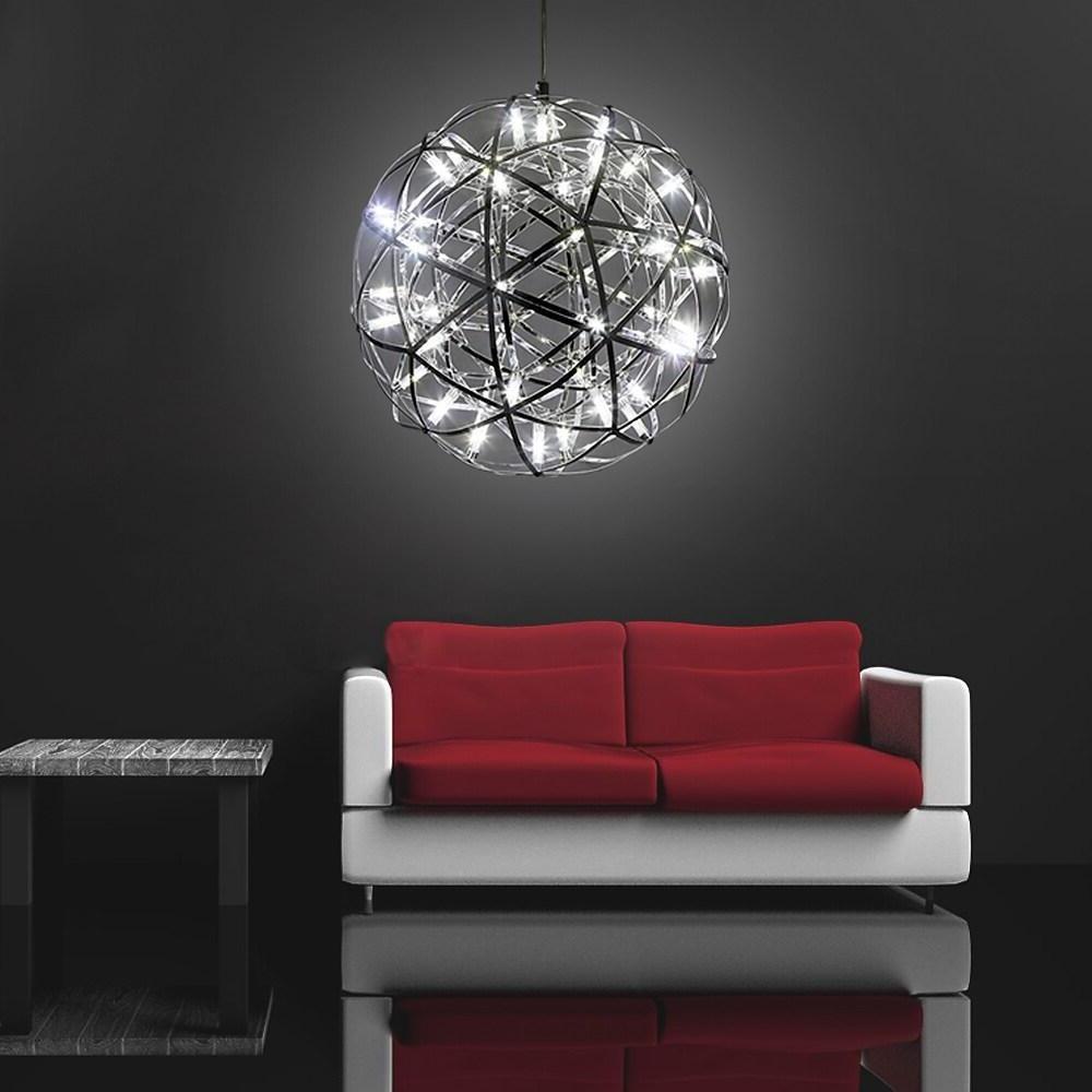 12 inch Stanless Steel LED Endless Woven Sphere Pendant Modern Lights-Lighom