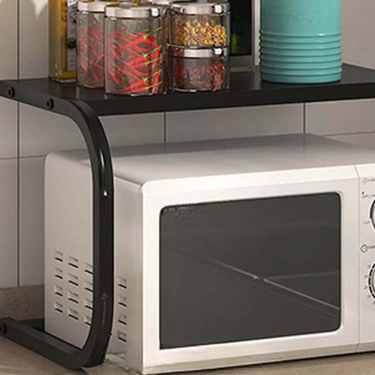 Rust Resistant Metal Baker's Rack with Microwave Shelf