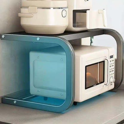 Rust Resistant Metal Baker's Rack with Microwave Shelf
