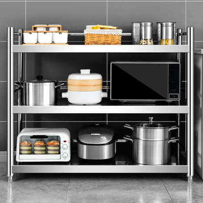 Silver Rust Resistant Stainless Steel Baker's Rack