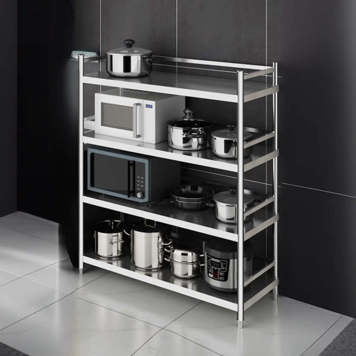 Rust Resistant Stainless Steel Countertop Baker's Rack