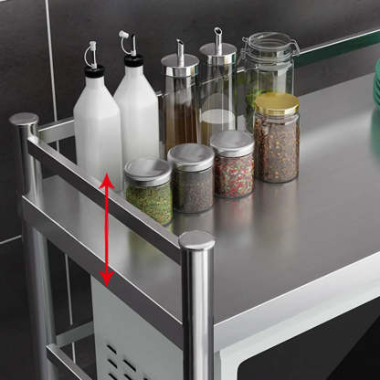 Rust Resistant Stainless Steel Countertop Baker's Rack