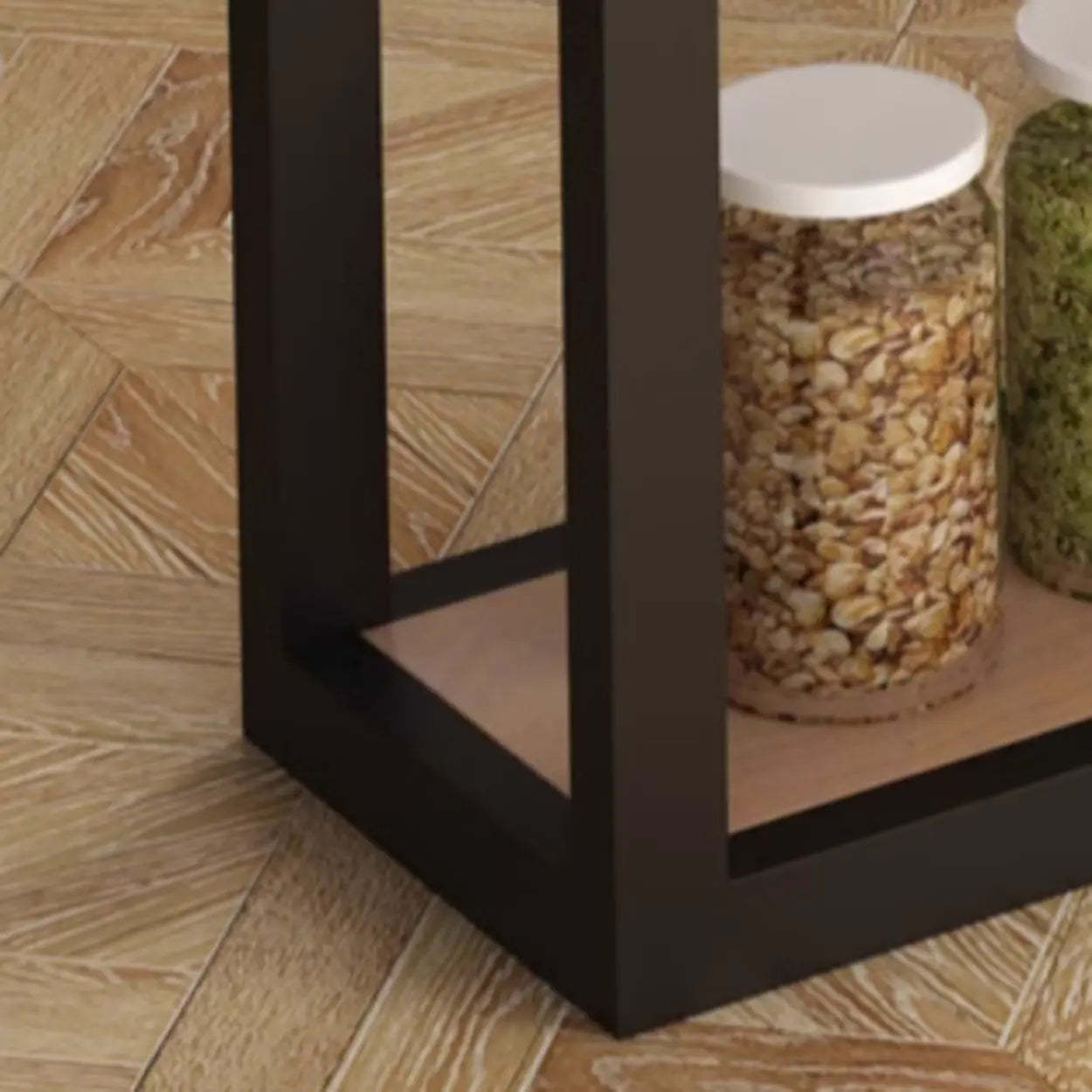 Rustic Brown Rectangular Narrow Console Table