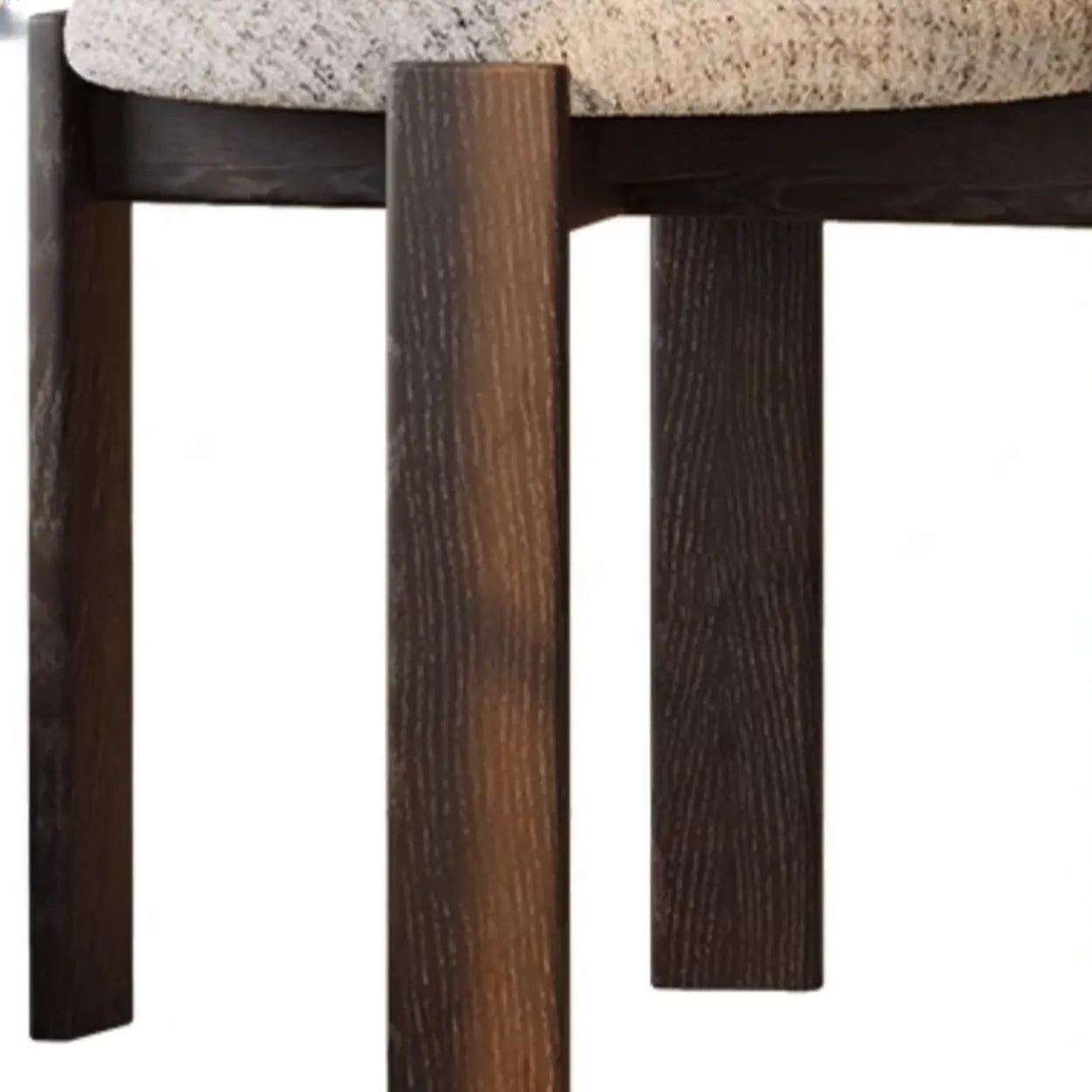Rustic Curved Back Wood Dining Chair