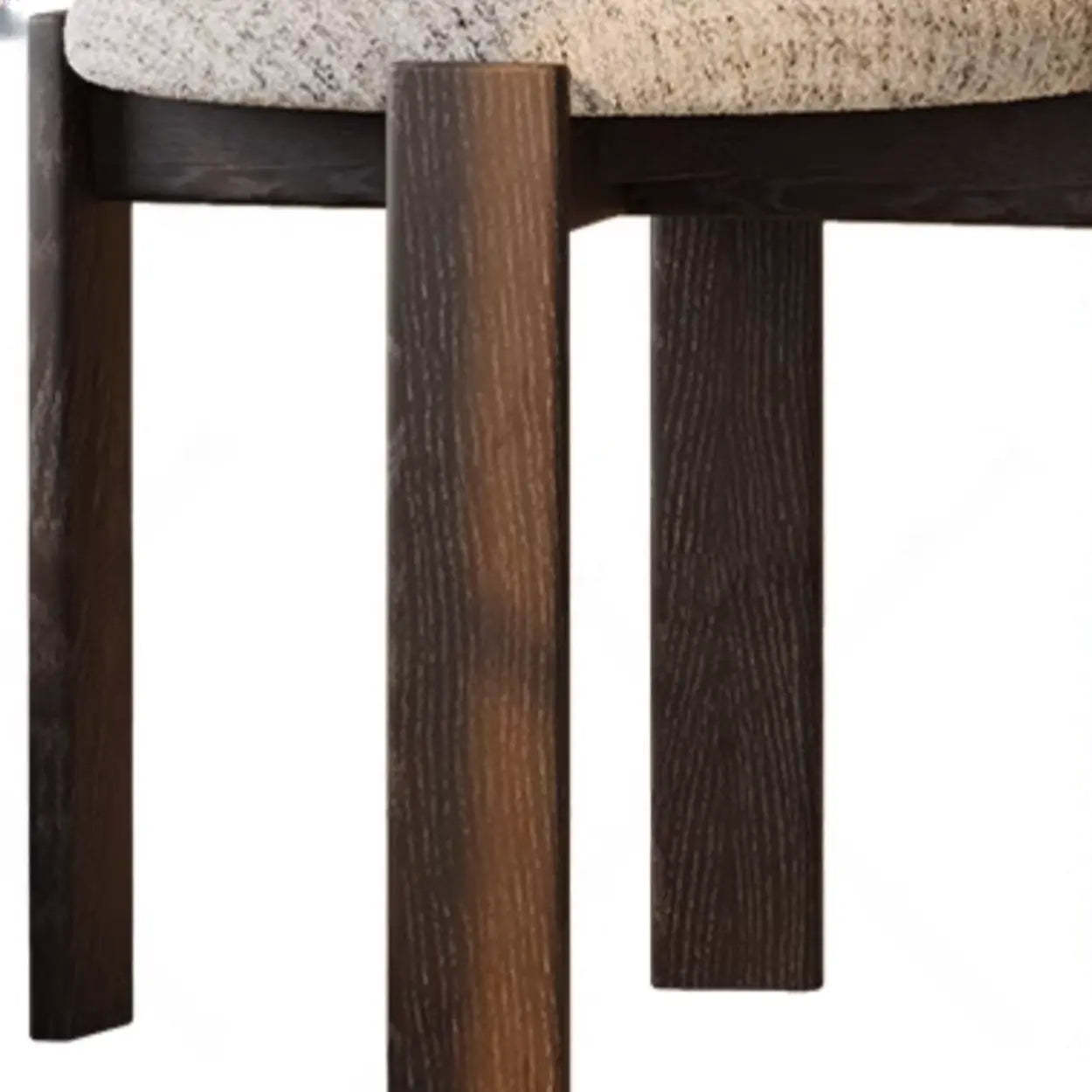 Rustic Curved Back Wood Dining Chair