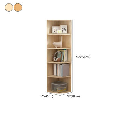 Rustic Triangle Corner Bookcase