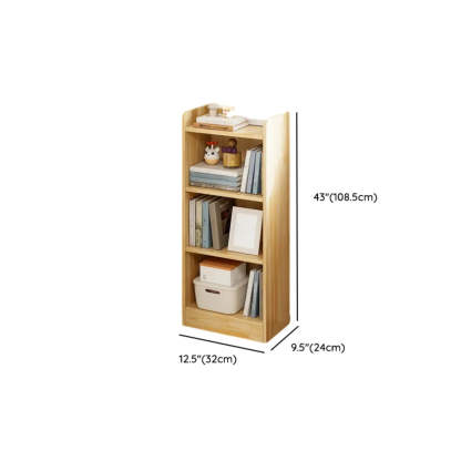 Rustic Natural Wooden Storage Bookcase