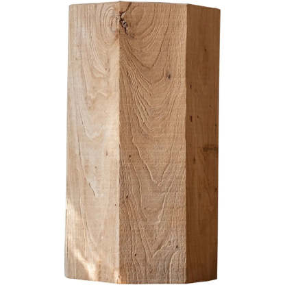 Rustic Natural Wood Floor Plant Stand