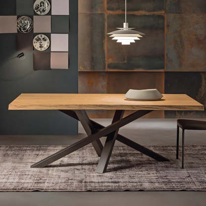 Rustic Pine Rectangular Dining Table