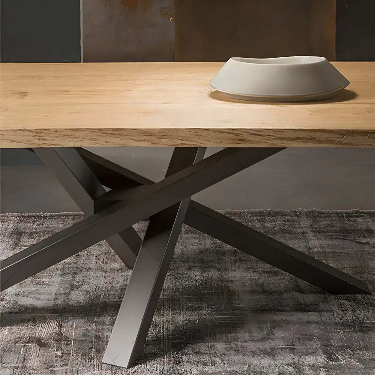 Rustic Pine Rectangular Dining Table