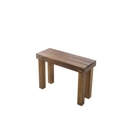 Rustic stand plant brown out f — 35"L x 12"W x 7"H