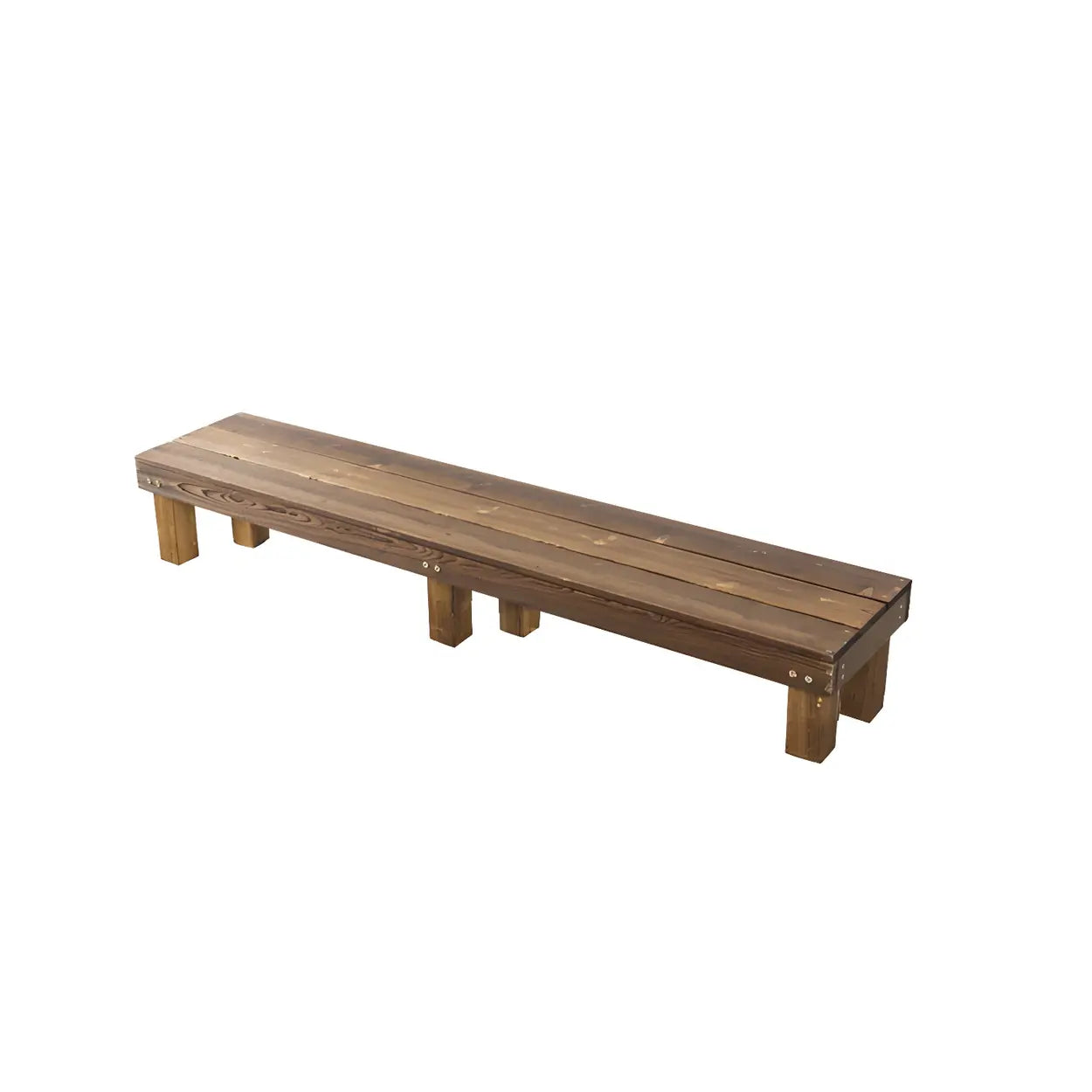Brown rustic rectangular stand out f