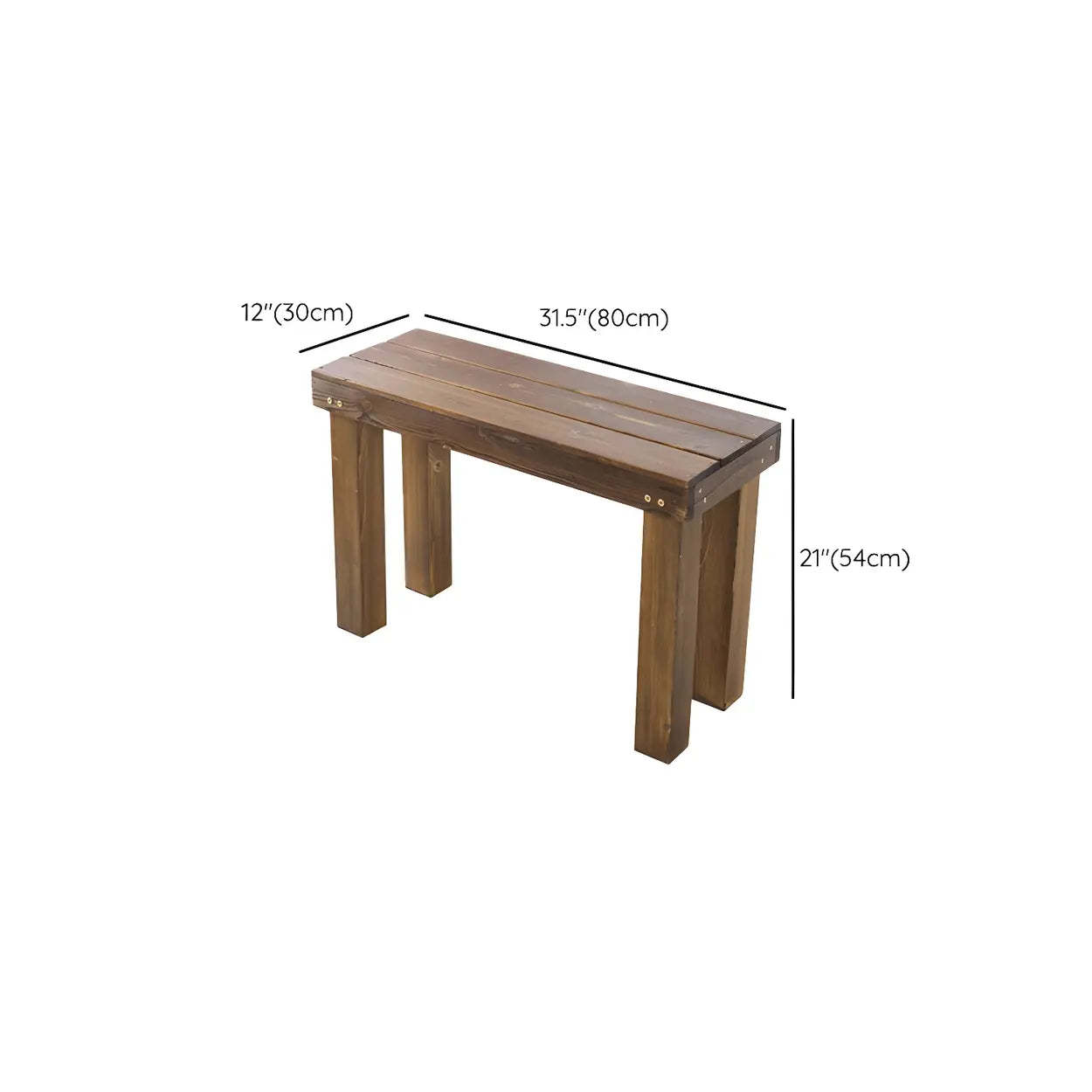Brown wood ceramic resin plant stand out f - rustic