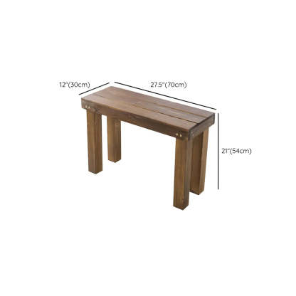 Rustic rectangular plant brown out f