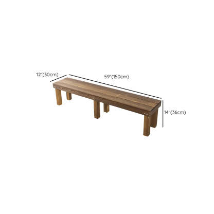 Rustic rectangular rust brown out f in wood ceramic resin