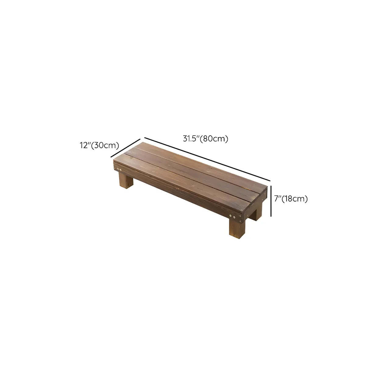 Rustic stand rust brown out f