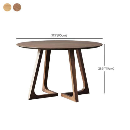 Small Round Wood Dining Table