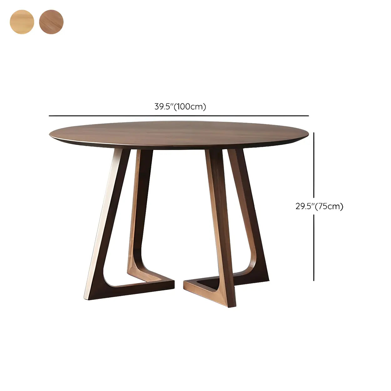 Small Round Wood Dining Table