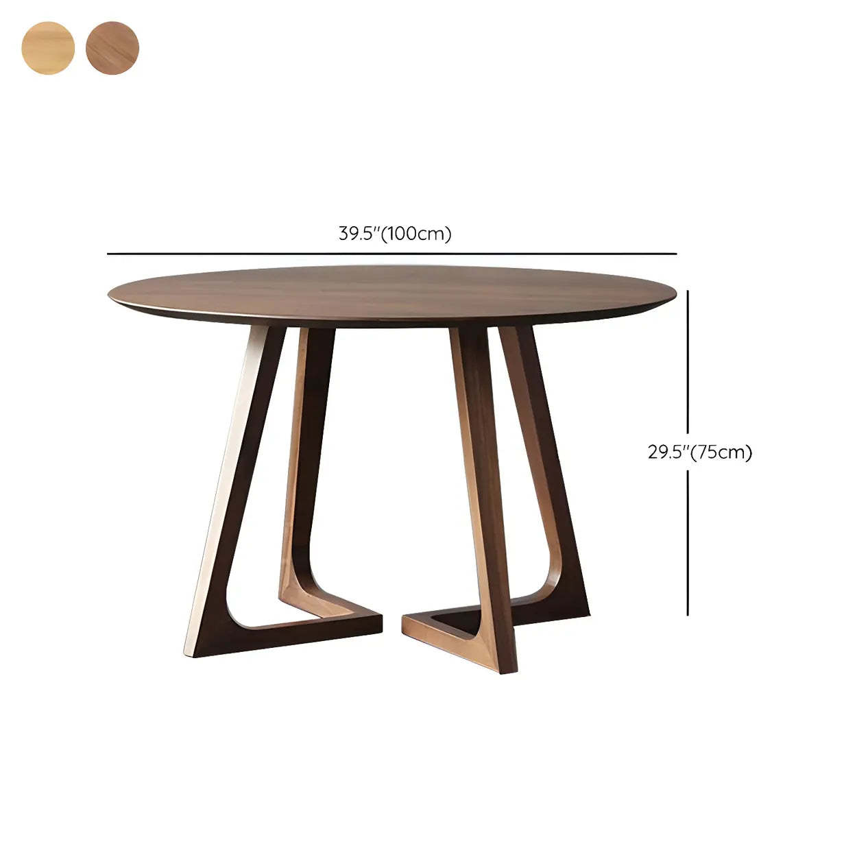 Small Round Wood Dining Table