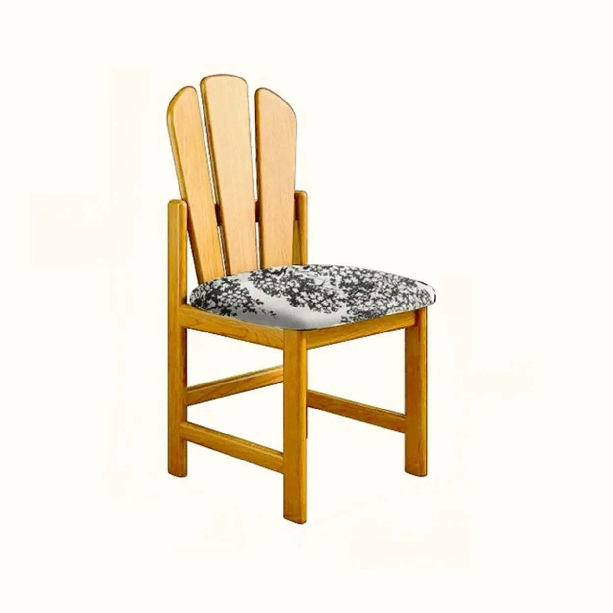 Wood slat back slatted rust dining chairs & benches