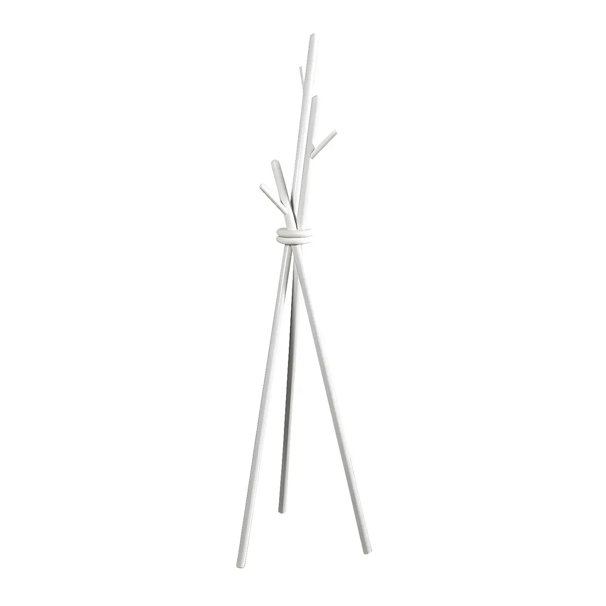 Rustic Tripod Wood Freestanding Hall Tree