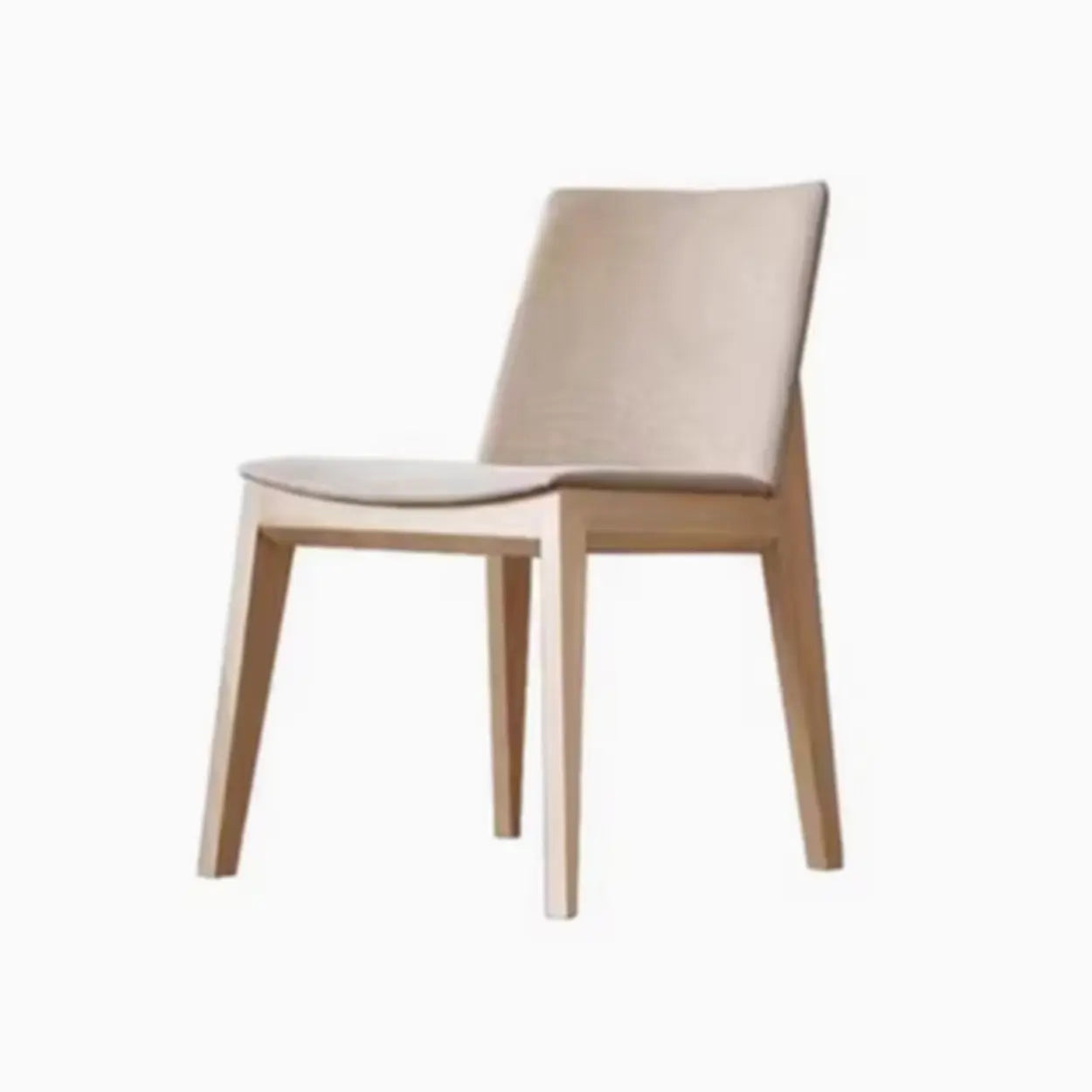 Rustic Upholstered Wood Frame Dining Chair