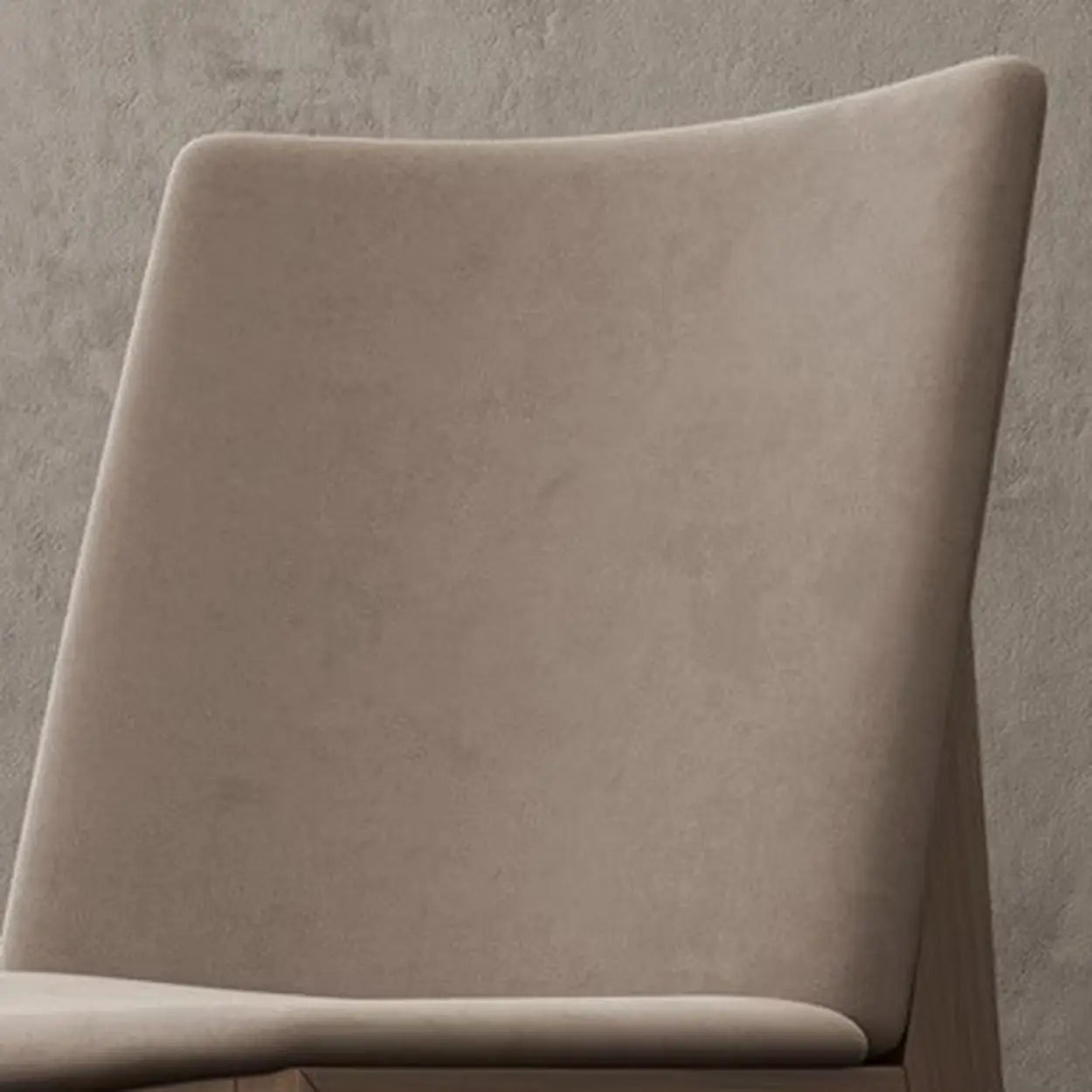 Rustic Upholstered Wood Frame Dining Chair