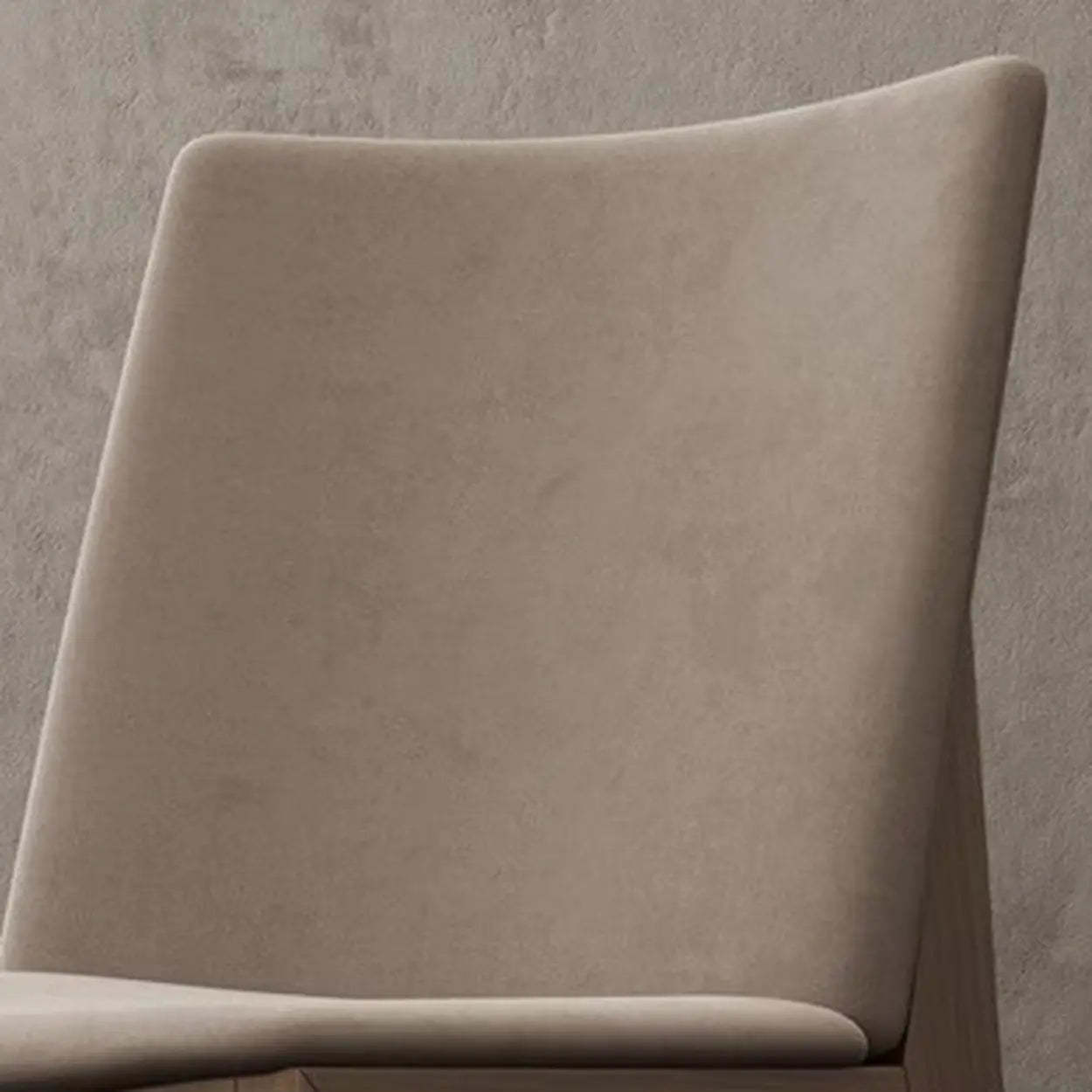Rustic Upholstered Wood Frame Dining Chair