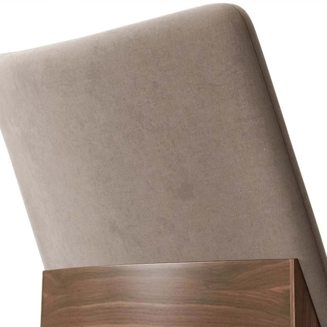 Rustic Upholstered Wood Frame Dining Chair