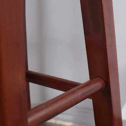 Rustic Round Wood Bar Stool
