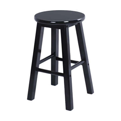 Rustic Round Wood Bar Stool