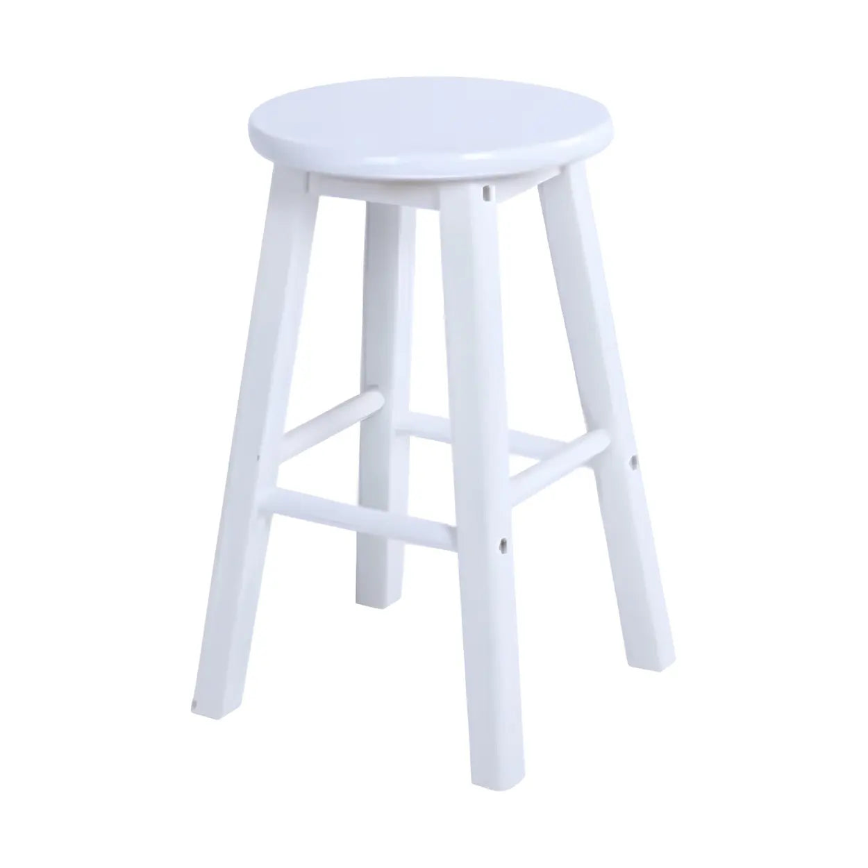 Rustic Round Wood Bar Stool