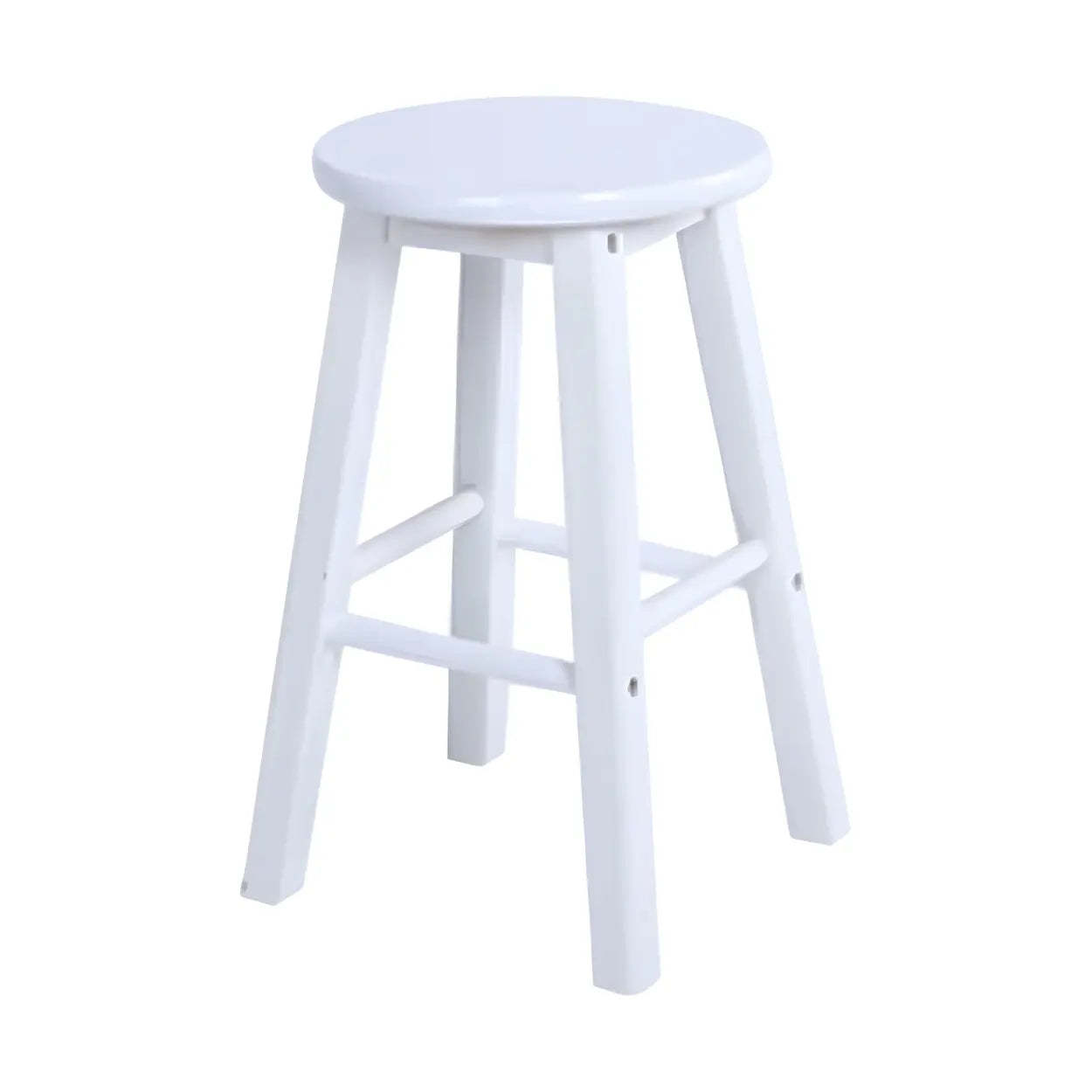 Rustic Round Wood Bar Stool