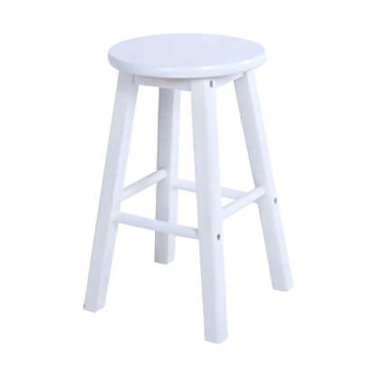 Rustic Round Wood Bar Stool