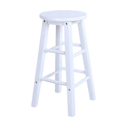 Rustic Round Wood Bar Stool