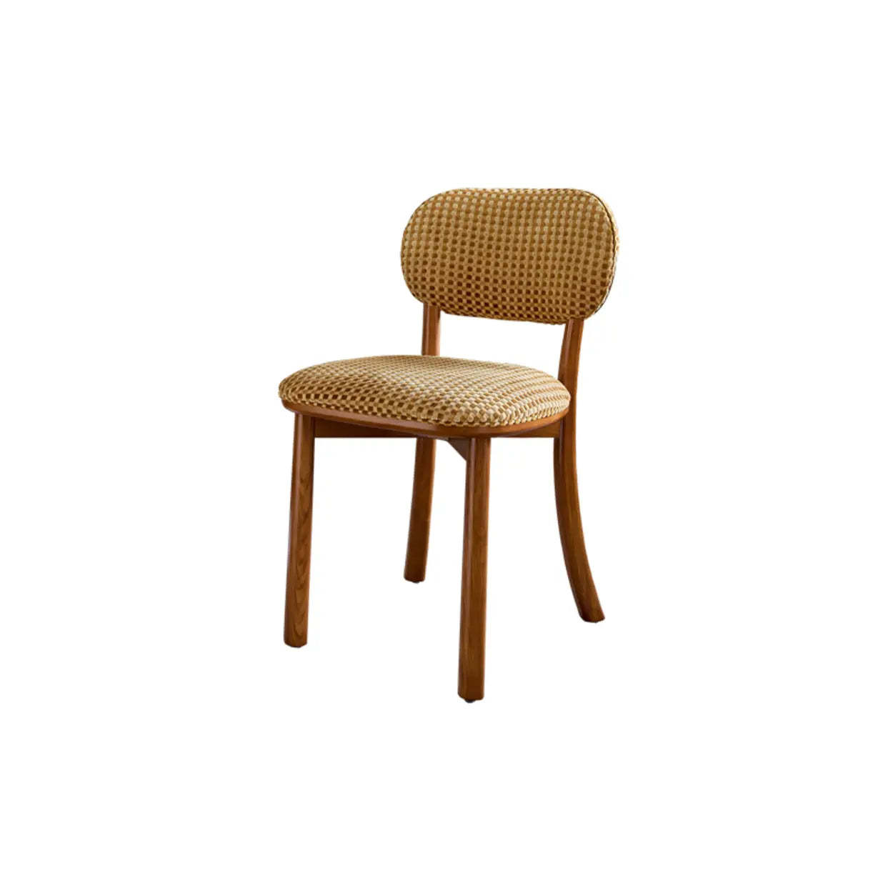 Lighom rust open wood dining chairs & benches for kitchen