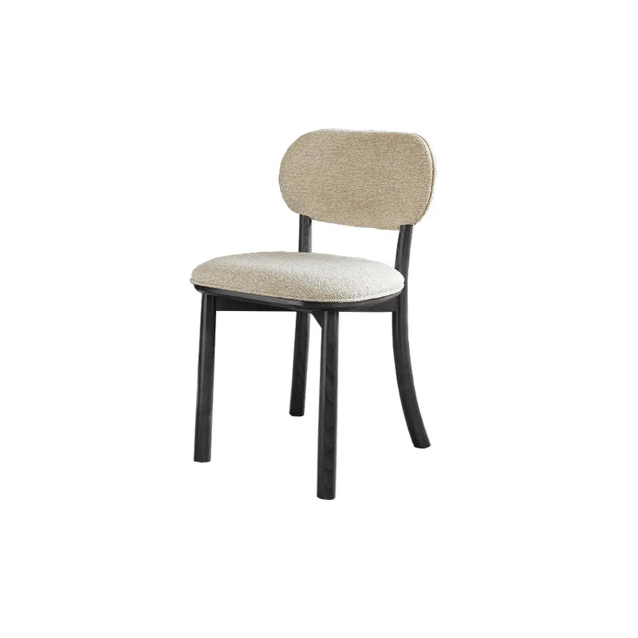 Rustic Woven Open Back Wood Dining Chair