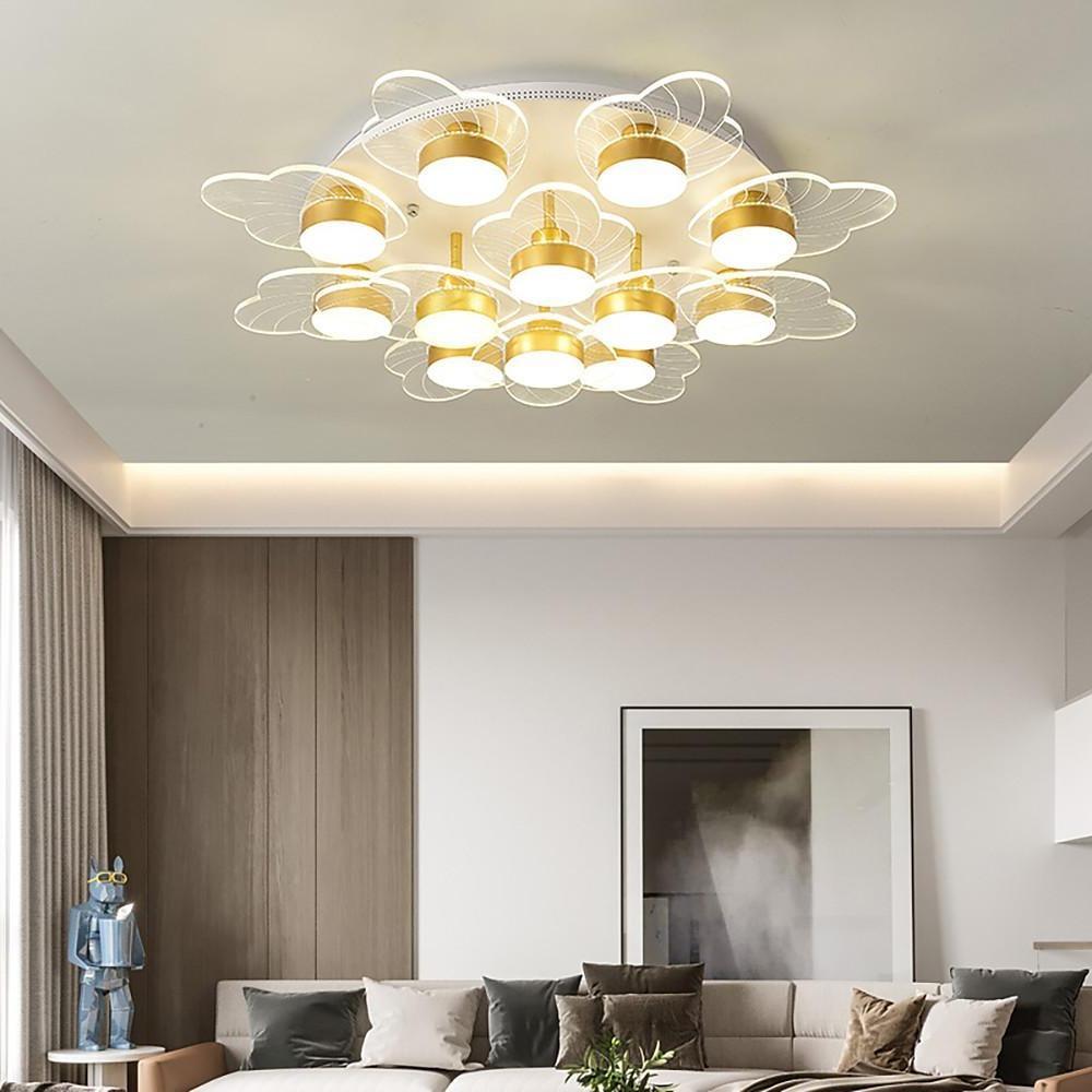 Acrylic Flower LED Nordic Flush Mount
