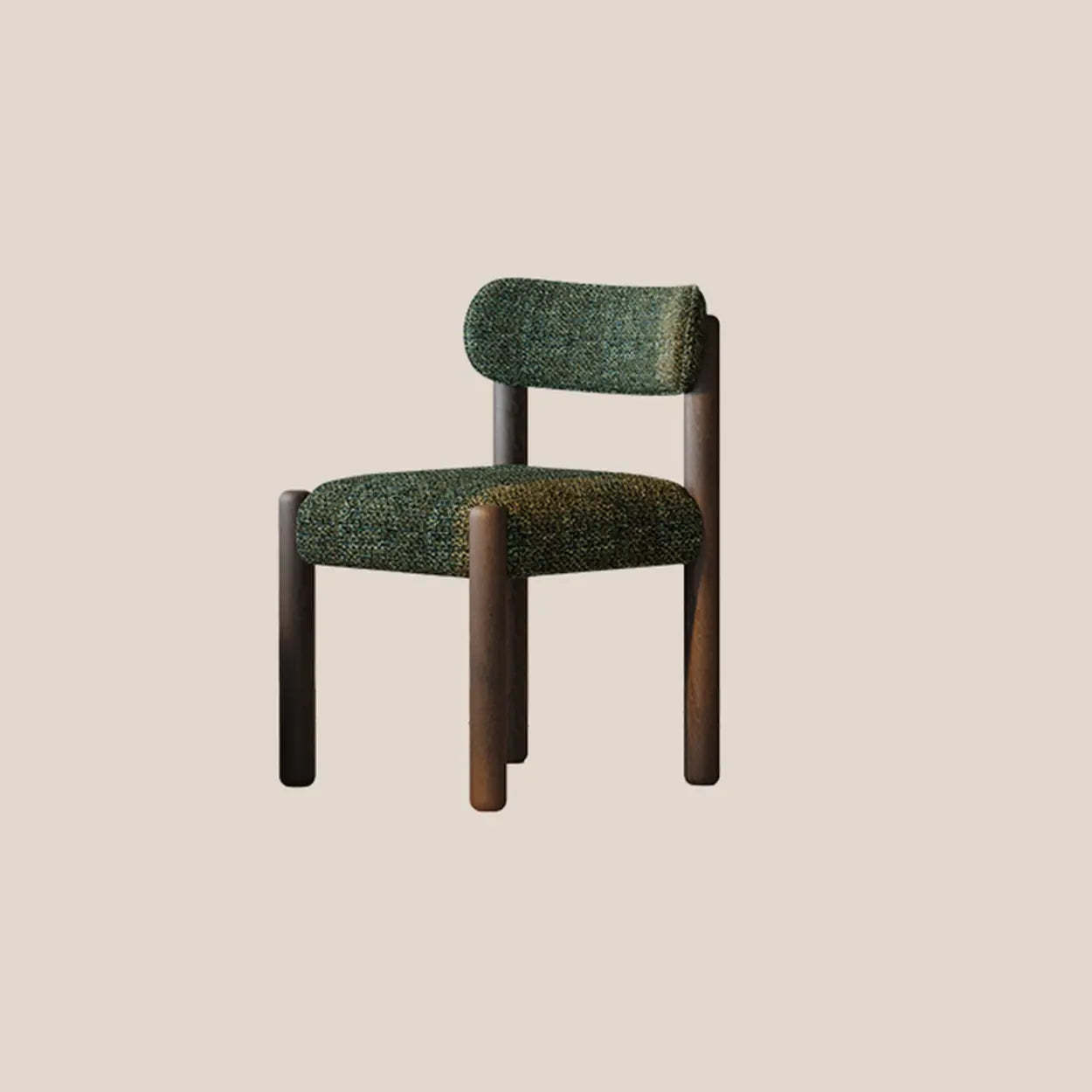 Lighom modern upholstered back green office chairs in wood